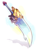 Espada de Chrome Two-Handed
