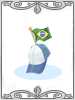 Boné da Bandeira do Brasil