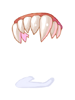 Máscara de Denture From Dragão