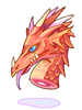 Three-Headed de Dragão Head